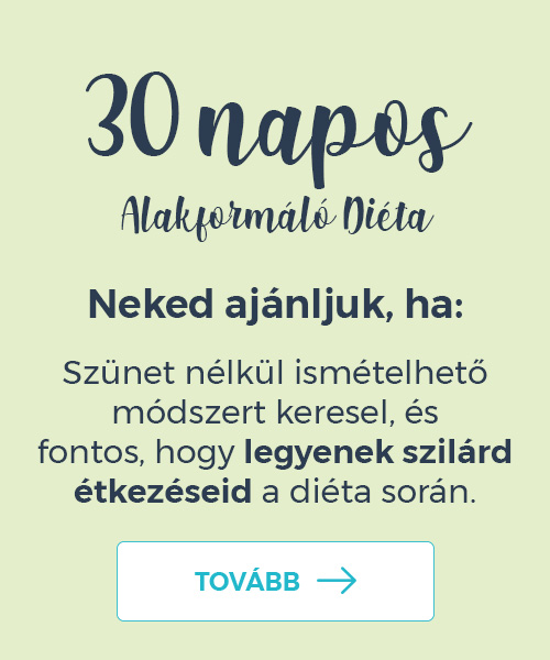 30 napos alakformáló diéta